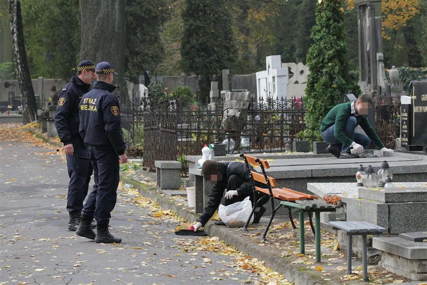 Strażnicy przegonią złodziei z cmentarzy