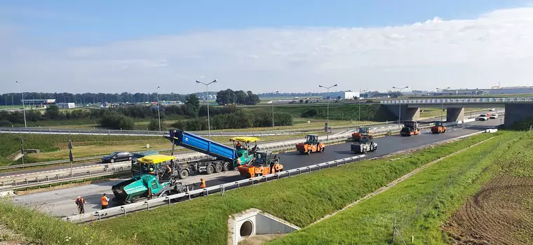 Remont autostrady A4 w woj. opolskim - postęp prac