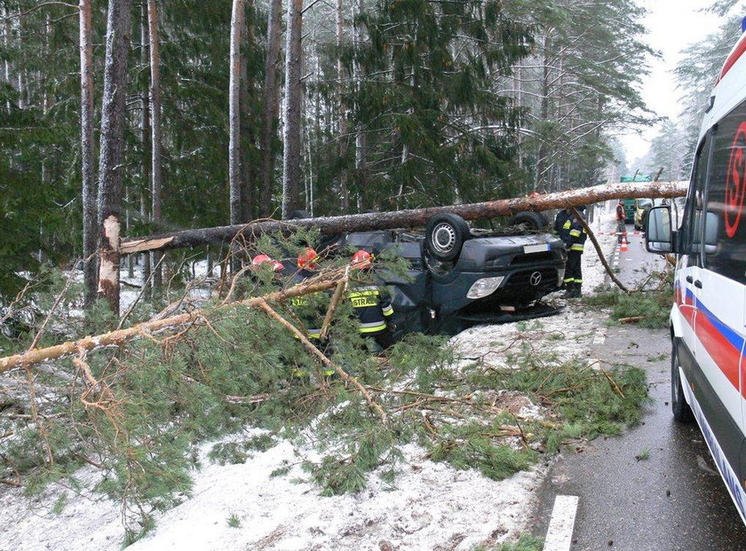 Na miejsce przybył patrol policji