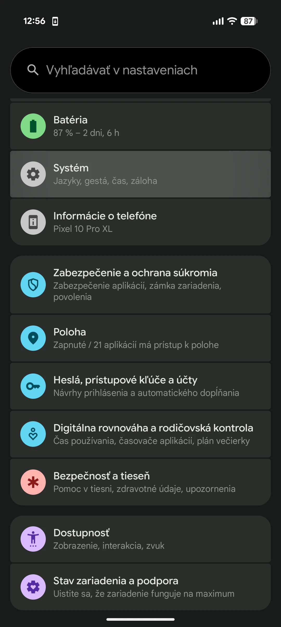 Postup na resetovanie android smartfónu.