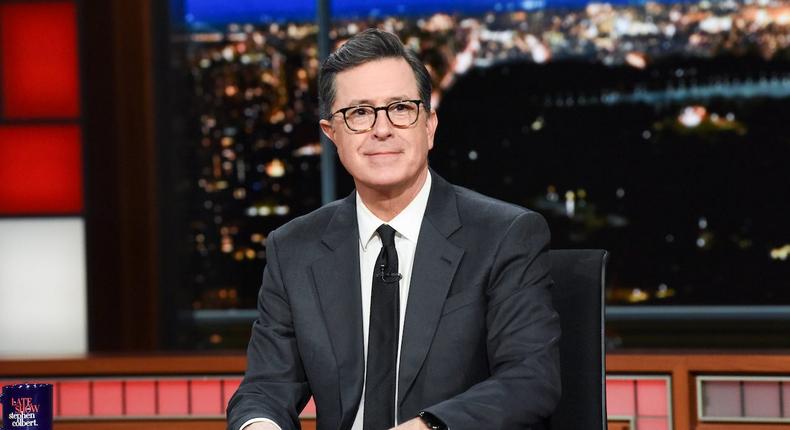 Stephen Colbert said he does not joke about other people's tragedies.Scott Kowalchyk/CBS via Getty Images