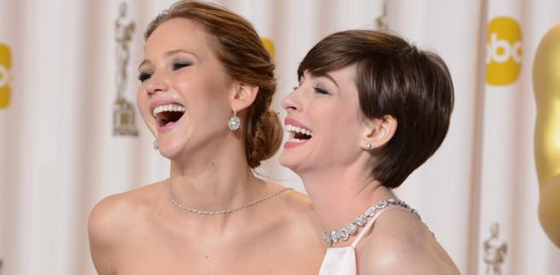 Jennifer Lawrence i Anne Hathaway