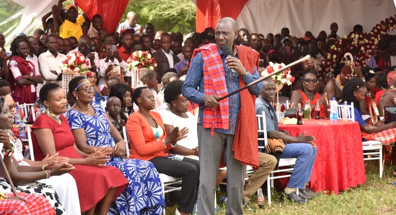 DP Ruto at Alex Olempaka's wedding in Baringo