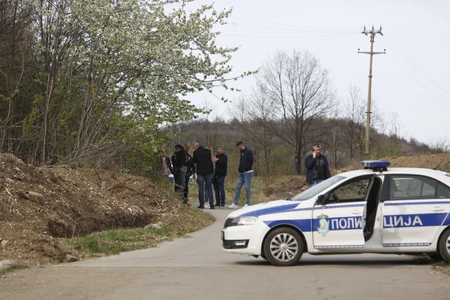 Inspektori na mestu gde je Danka navodno udarena automobilom