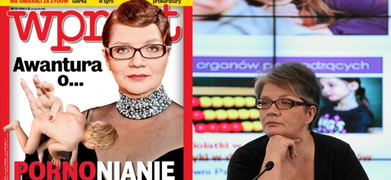 Dorota Zawadzka oburzona okładką "Wprost". "Podłość"