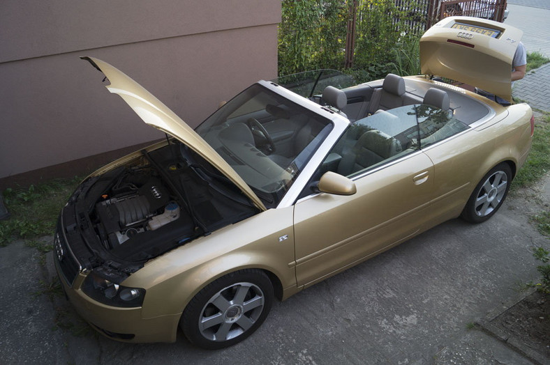 Audi A4 Cabrio 2005 r. przebieg 131 000 km cena 13 990 zł