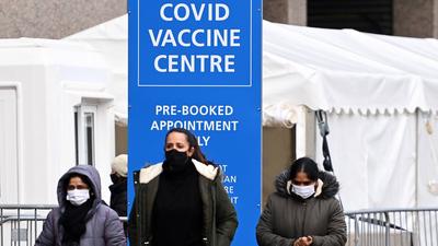 Wielka Brytania. Punkt szczepień przeciw Covid-19