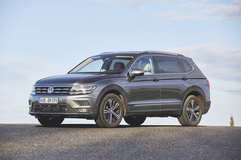 Volkswagen Tiguan Allspace - gwarancja perforacyjna 12 lat, ocena 4 gwiazdki