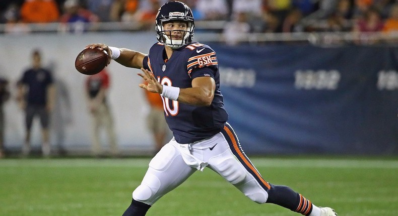 Mitchell Trubisky impressed in his NFL debut.