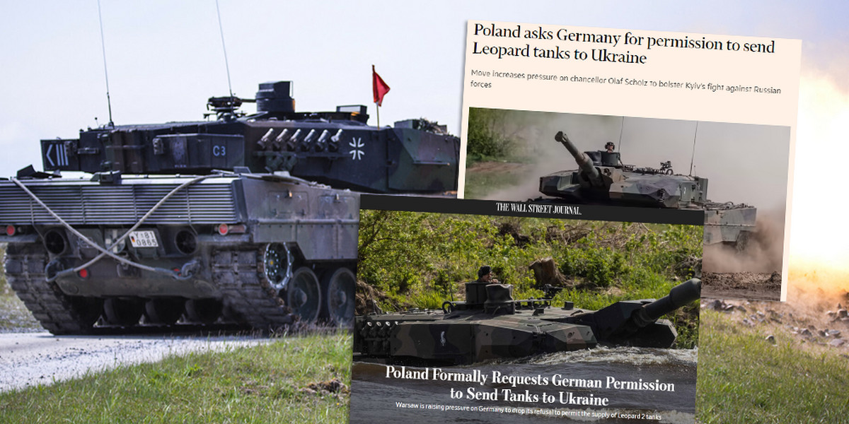 Światowe media komentują zgodę Polski na przekazanie czołgów