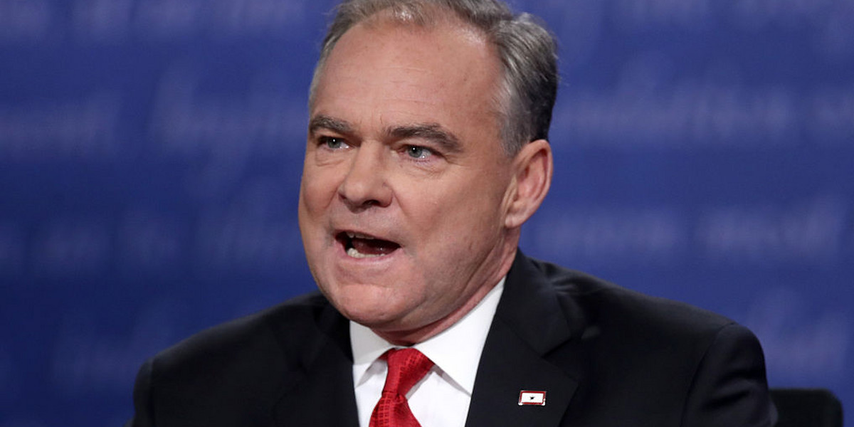 The backstory behind the pin Tim Kaine was wearing at the vice presidential debate