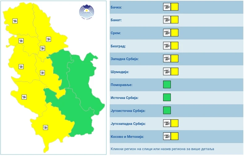 Metealarm za 11. novembar