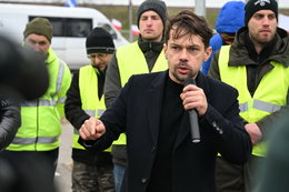 Michał Kołodziejczak o blokadzie granicy: 100 proc. racji, ale protest nie może zagrażać życiu