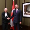 Ministar spoljnih poslova Srbije Marko Đurić i predsednik Donjeg doma Parlamenta Kanade Francis Skarpaleđo 