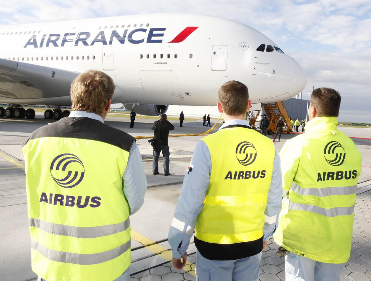 Airbus należący do Air France