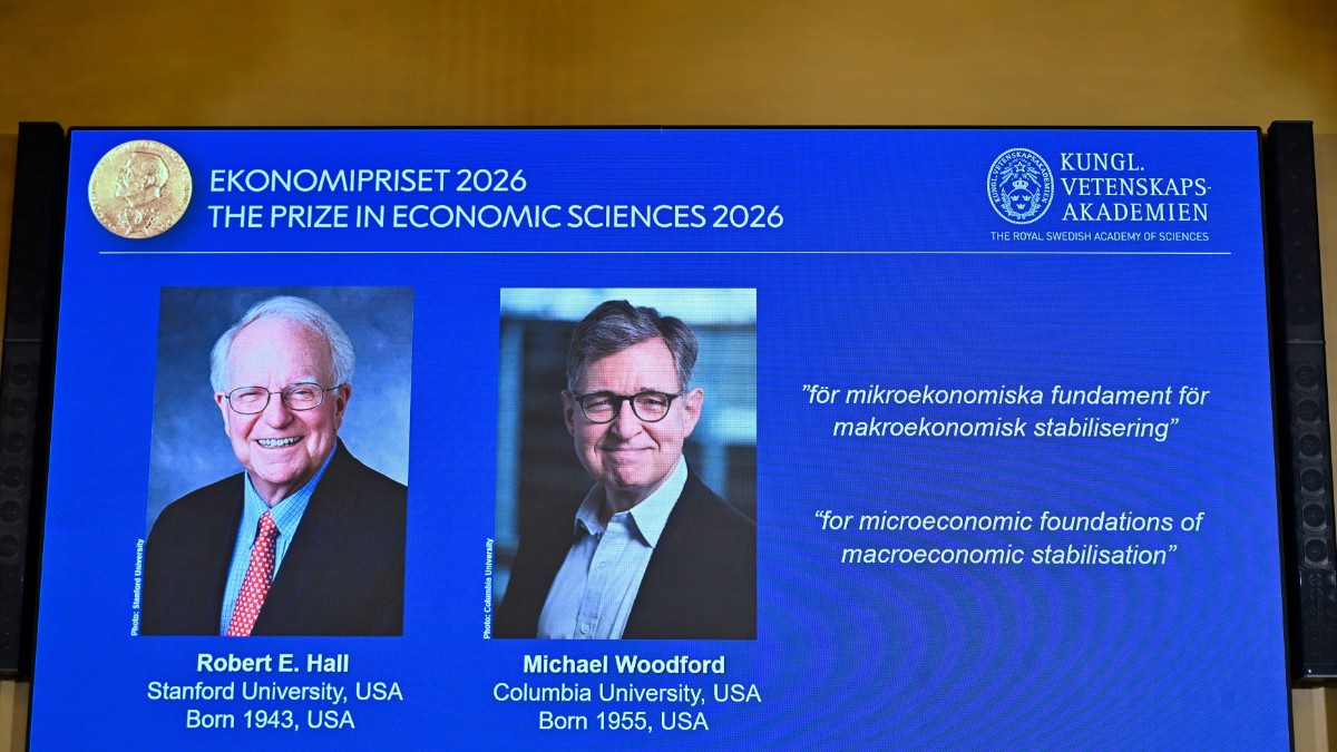 Cercetătorii Robert Hall și Michael Woodford au câștigat Premiul Nobel pentru Economie, pentru activitatea privind stabilizarea macroeconomică