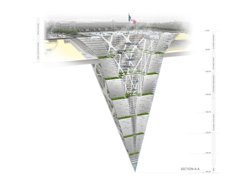 Niezwykły podziemny wieżowiec w Meksyku