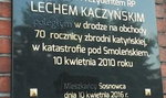 72-latka zniszczyła tablicę smoleńską 