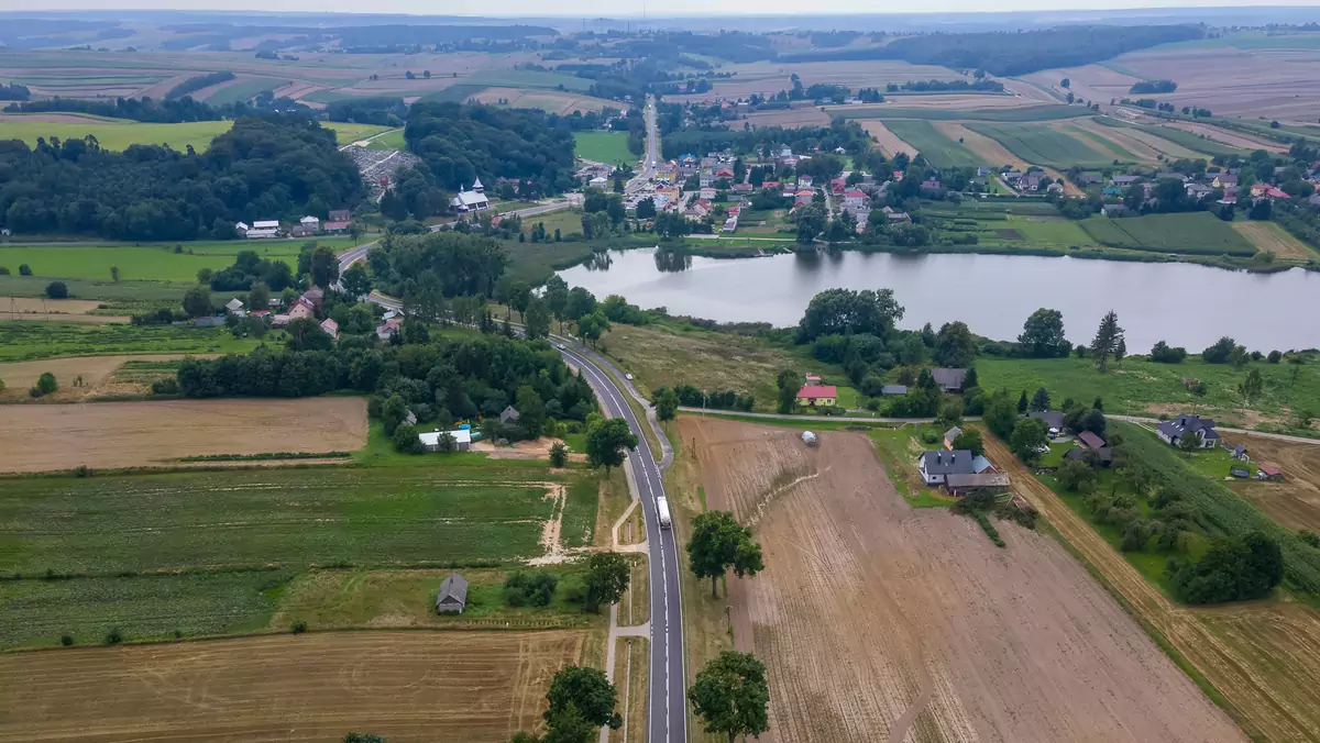 DK17 Zamość - Tomaszów Lubelski, miejscowość Krynice