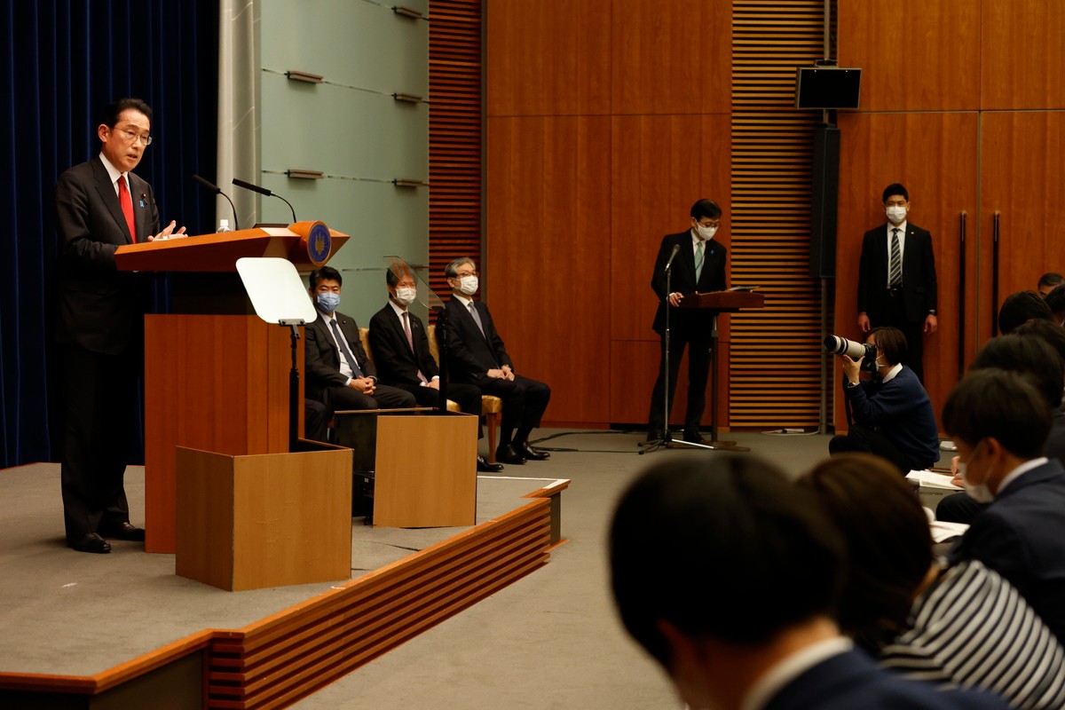 Premier Japonii Fumio Kishida