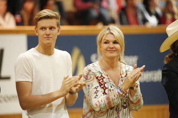 Mick Schumacher i jego mama Corinna Schumacher