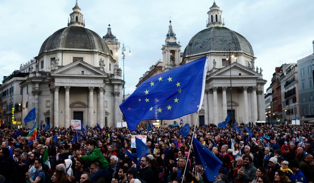 Italija protest u Rimu