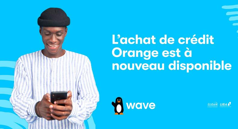 Achat de crédit Orange via Wave