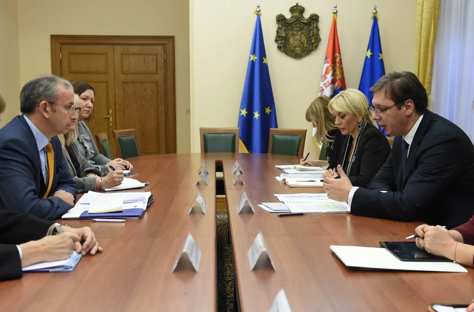 Davenport i Vučić tokom današnjeg sastanka