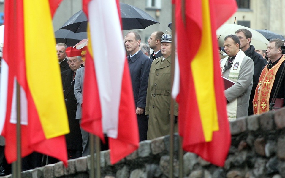 WARSZAWA POMNIK POMORDOWANYCH 69. ROCZNICA AGRESJI SOWIECKIEJ