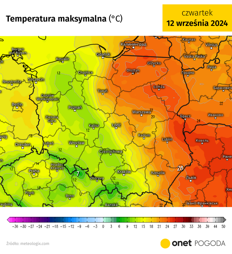 Nad Polską może dojść do starcia chłodu z gorącem