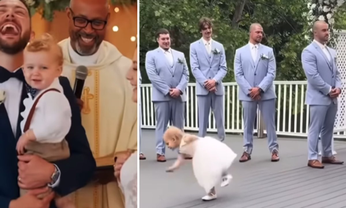 Dzieci na weselach potrafią zaskoczyć. Spróbuj się nie zaśmiać [WIDEO]