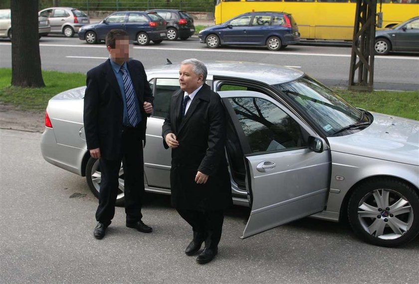 jarosław kaczyński, saab, telefon