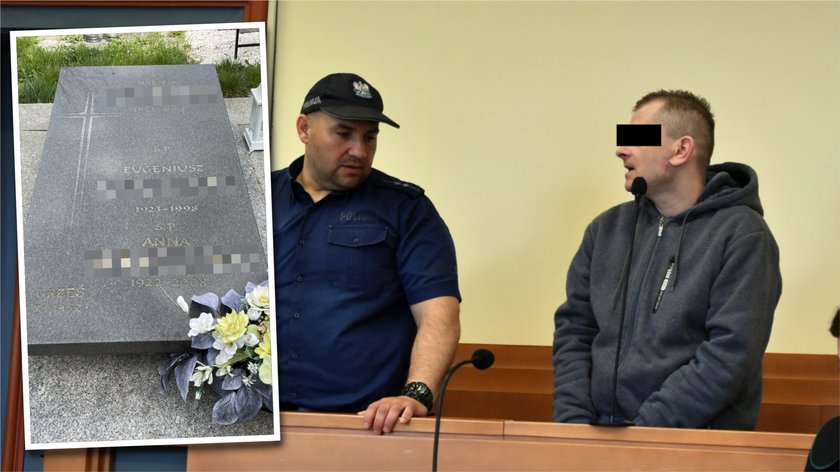 Marcin G. podczas procesu o katowanie własnych synów.