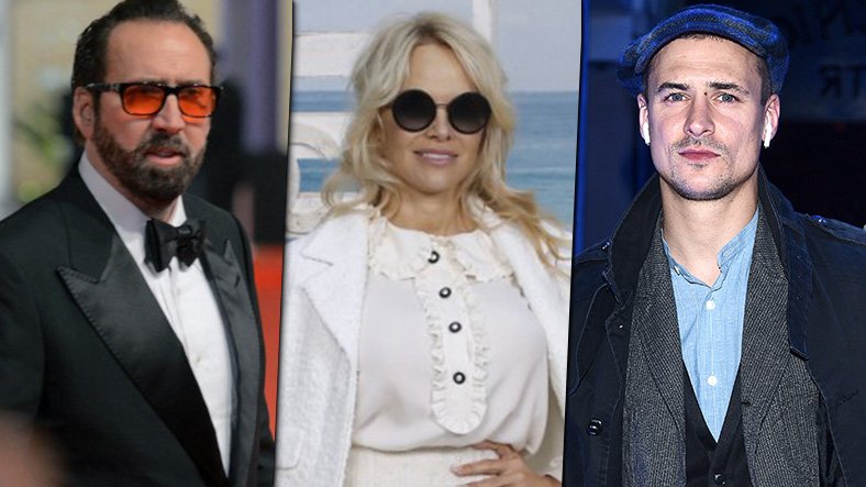 Nicolas Cage / Pamela Anderson / Mateusz Damięcki (fot. ANDRAS SZILAGYI/MWMEDIA)