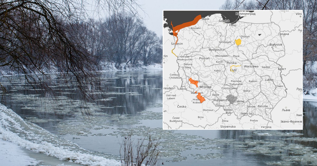 Zagrożenie w czterech województwach. Stan alarmowy został przekroczony