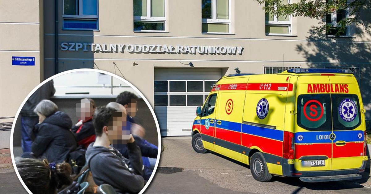 Senior na SOR-ie 10 godzin. Personel oglądał mecz
