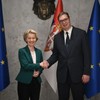 Aleksandar Vučić i Ursula Fon der Lajen