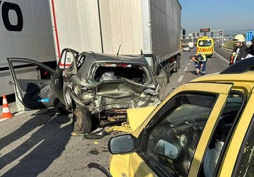 mentők baleset autópálya sürgősségi