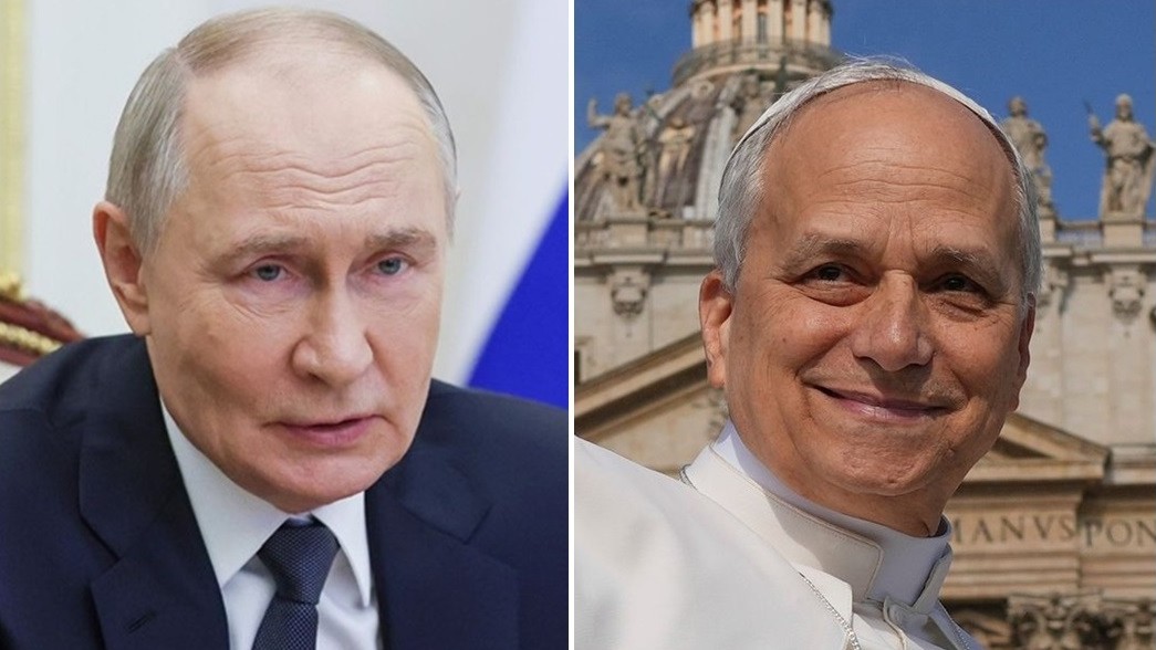 Vladimir Putin a pápež Lev XIV.