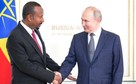 Premier Etiopii Abiy Ahmed  i prezydent Rosji Władimir Putin