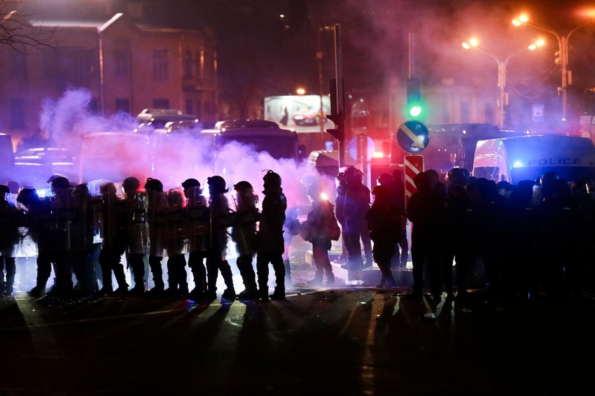 Protesti u Gruziji - Tbilisi 1. decembra