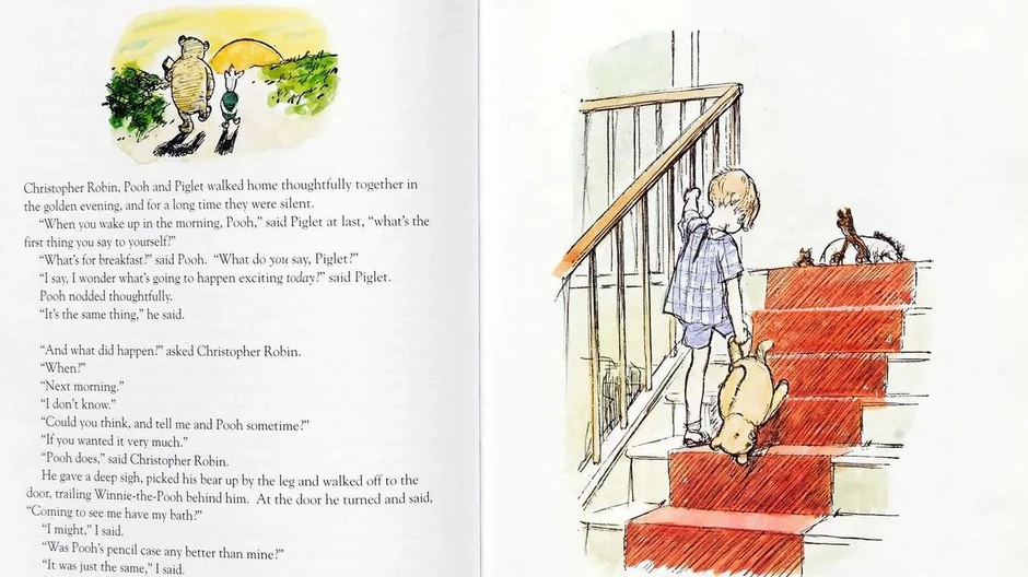 A. A. Miln je napisao Vinija Pua 1926. godine, a zatim Kuću na Puovom uglu, dve godine kasnije | Foto: CBW/Alamy