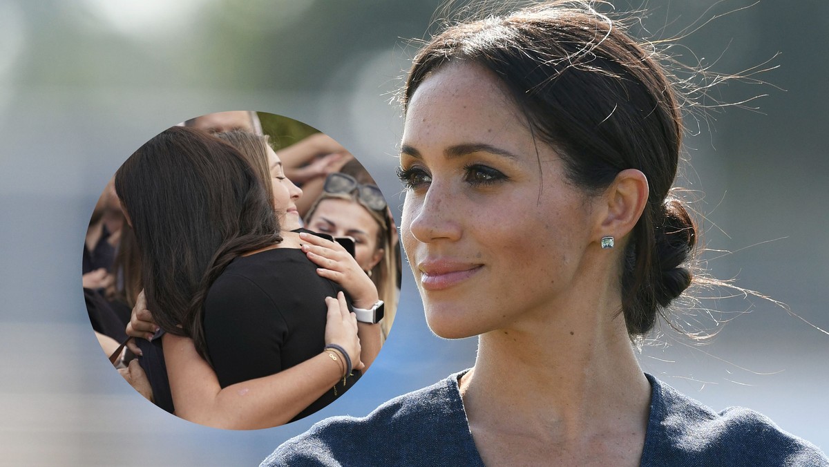 Meghan Markle otrzymała wsparcie z tłumu. Okazała je 14-letnia Polka