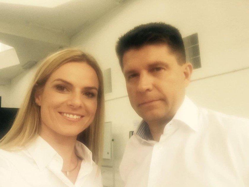 Joanna Schmidt i Ryszard Petru