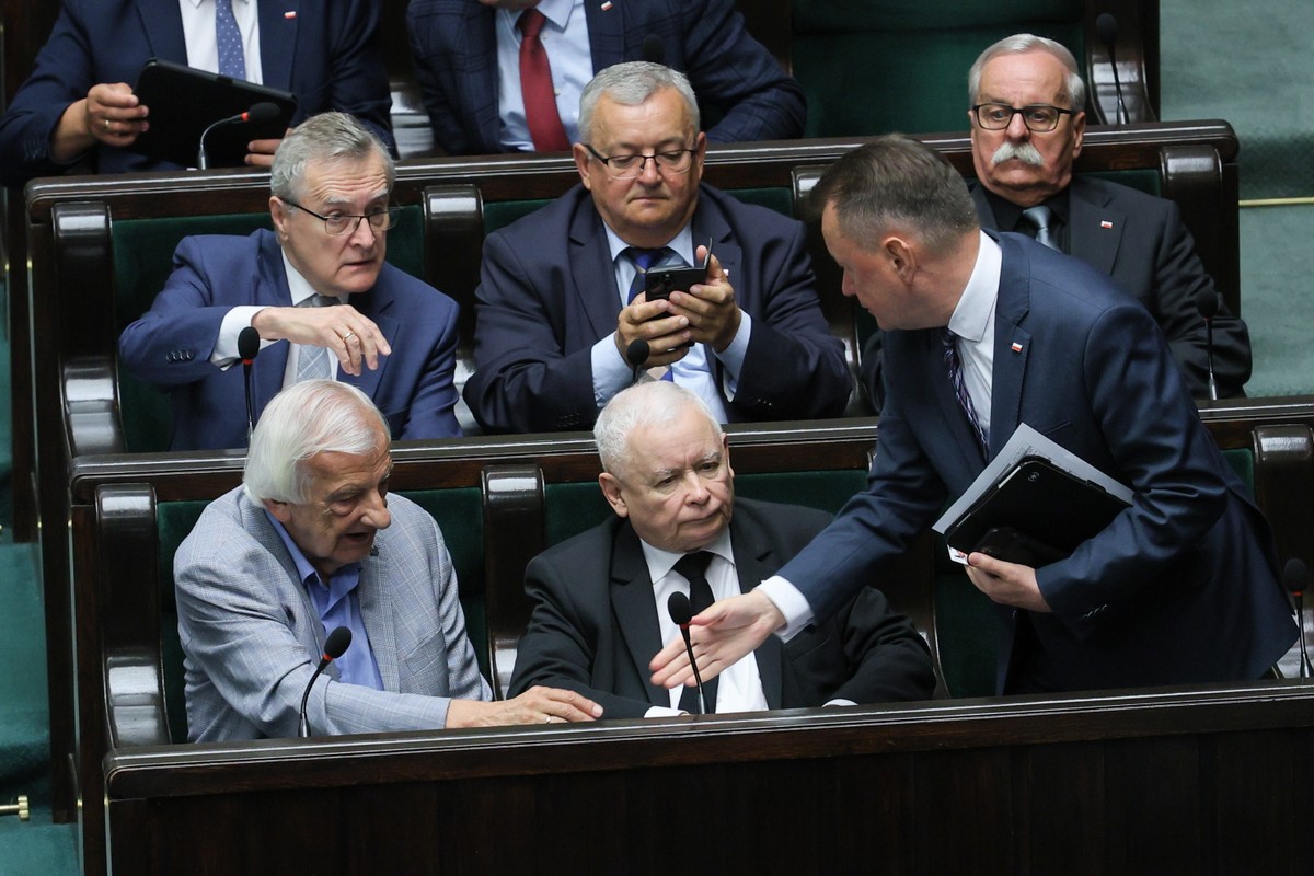 Jarosław Kaczyński, Ryszard Terlecki, Mariusz Błaszczak