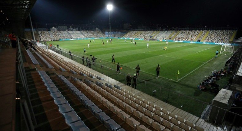 Is there anybody there? Empty stands at the Croatia v England game at Rijeka