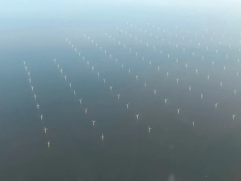 Farma wiatrowa London Array w estuarium Tamizy