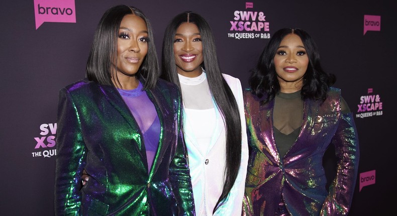 SWV members Cheryl Gamble, Tamara Johnson-George, and Leanne Lyons.Getty/ Andrew Cunningham