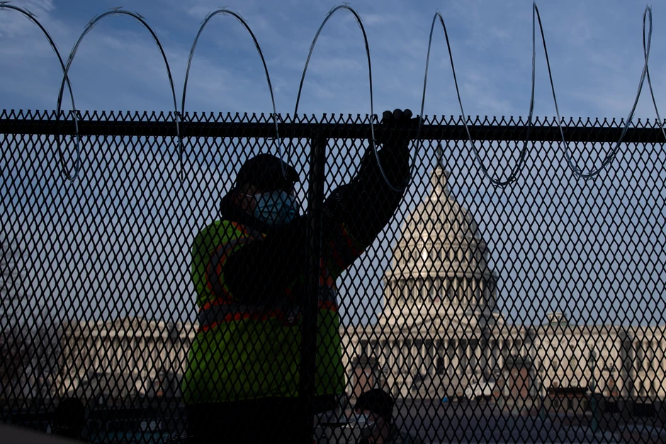 Obezbeđenje uoči inauguracije Bajdena