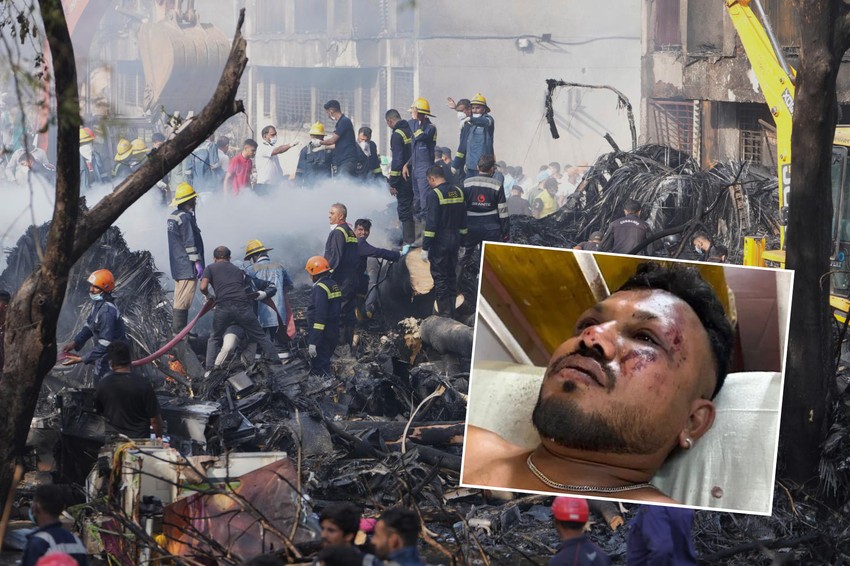 indija avion preživeli